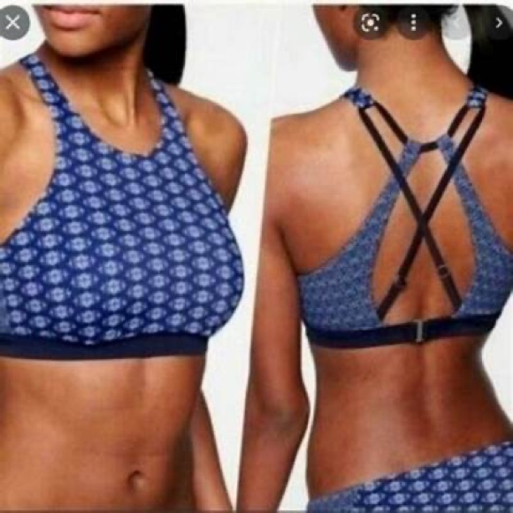 Athleta Tangier High Neck Underwire Bikini - 32 B/C and Small Bottoms